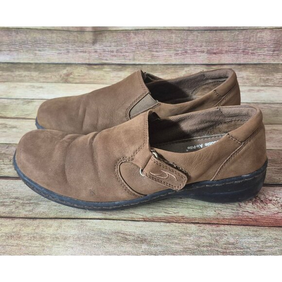 Dr. Scholl's Brown Suede Diana Loafers Double Air-Pillo Women Size 9 Comfort - Picture 7 of 12